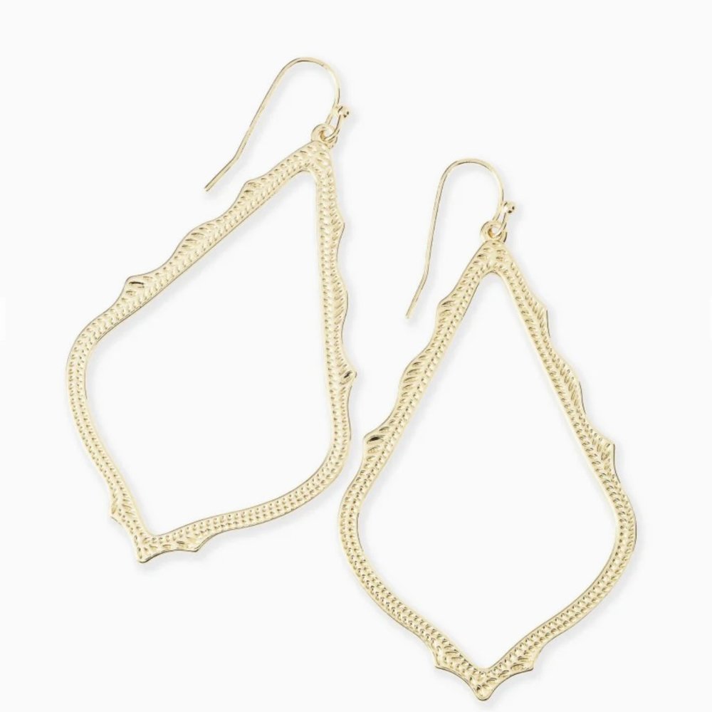 Kendra Scott Sophee Drop Earrings in Gold NEW